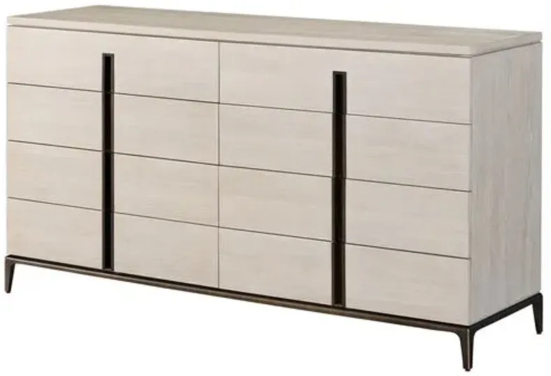 Maren Drawer Dresser - Silver Lining