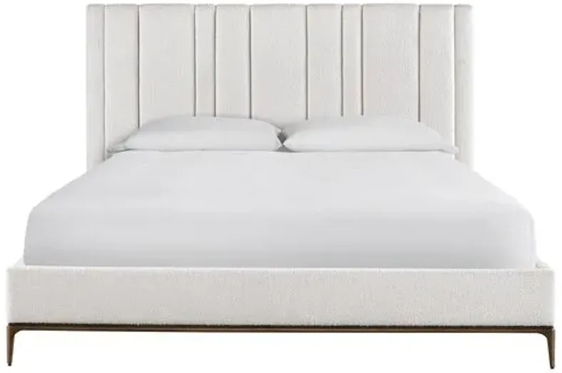 Byanna Bed - Berber Snow - White