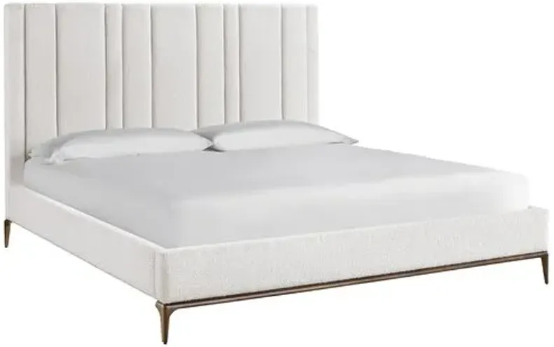 Byanna Bed - Berber Snow - White