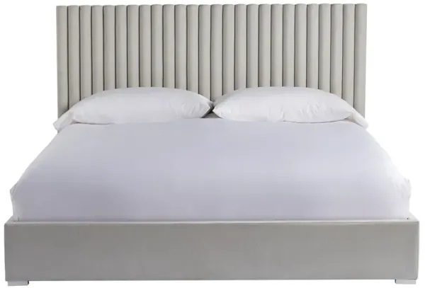 Brantly Channel Tufted Bed, Glacier