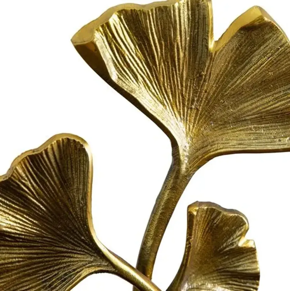 15in. Gold Leaf Sculpture Decorative Accent