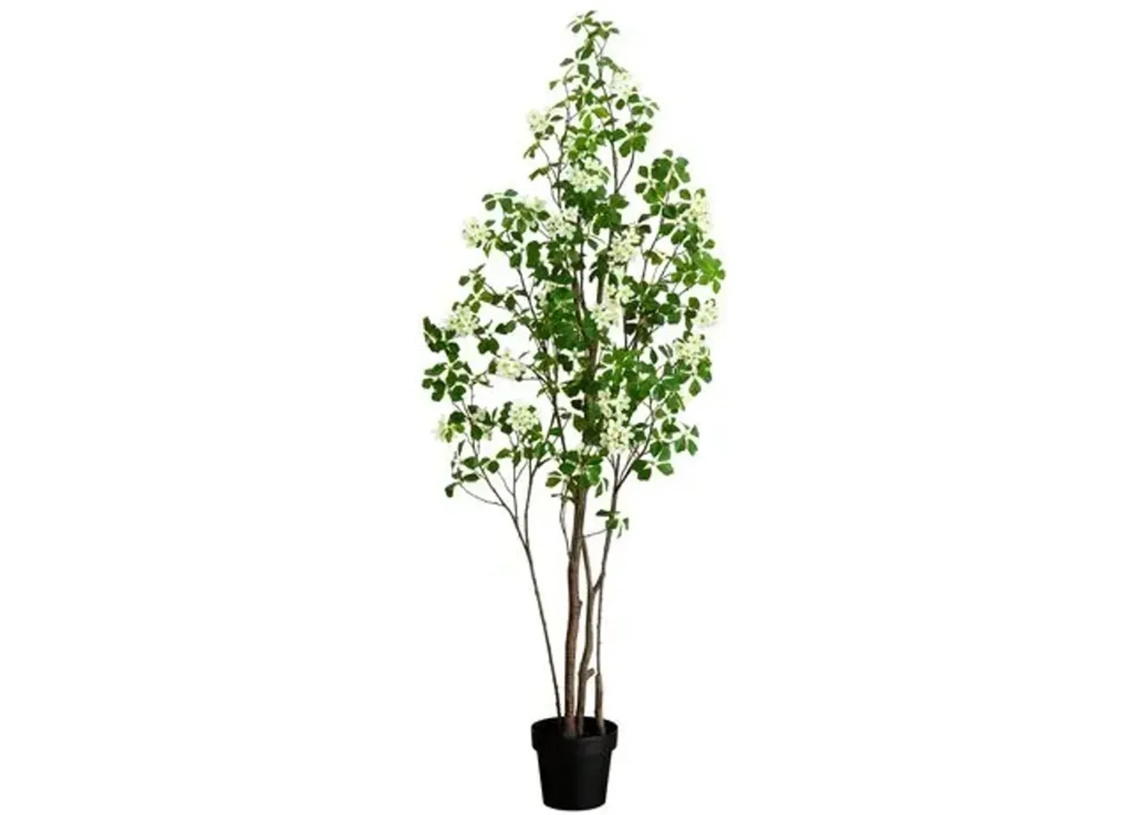 6ft. Artificial Dogwood Tree with Real Touch Leaves - Green