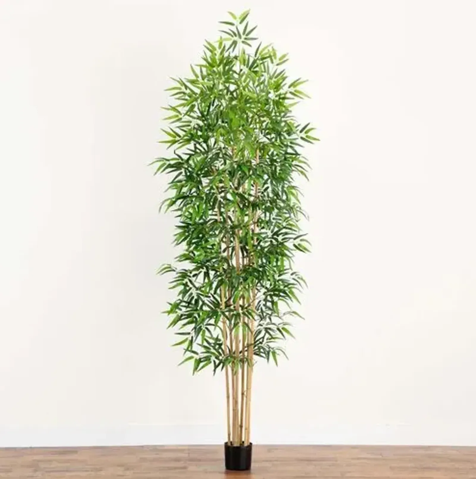 9ft. Artificial Bamboo Tree with Real Bamboo Trunks - Green