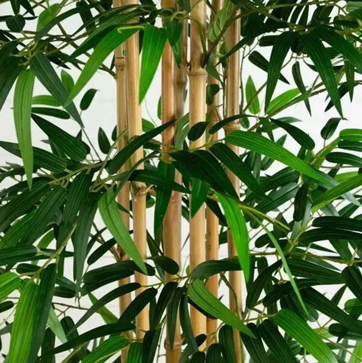 12ft. Artificial Bamboo Tree with Real Bamboo Trunks - Green