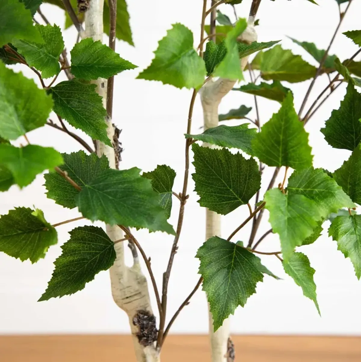 5ft. Artificial Birch Tree with Real Touch Leaves