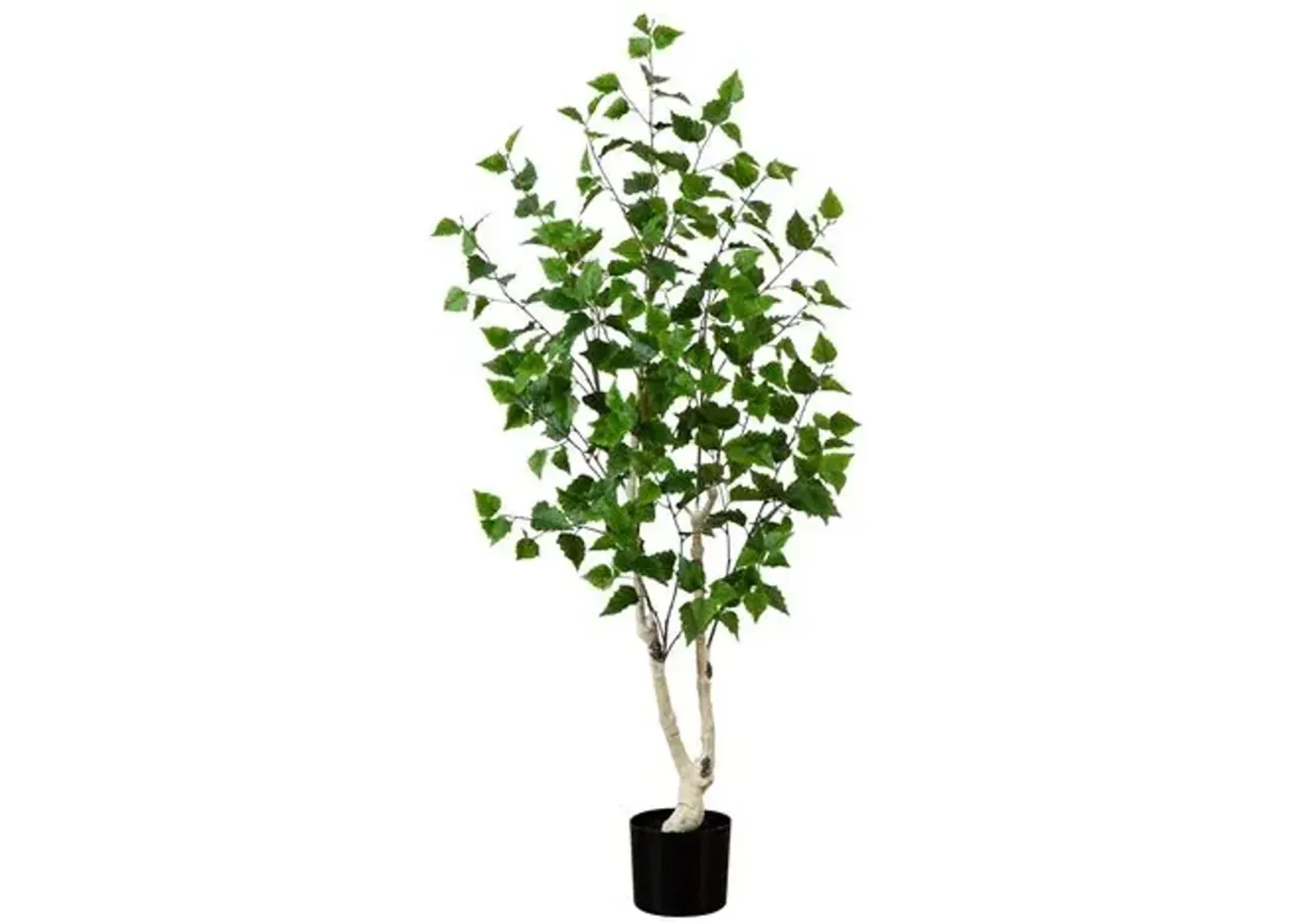 5ft. Artificial Birch Tree with Real Touch Leaves - Green