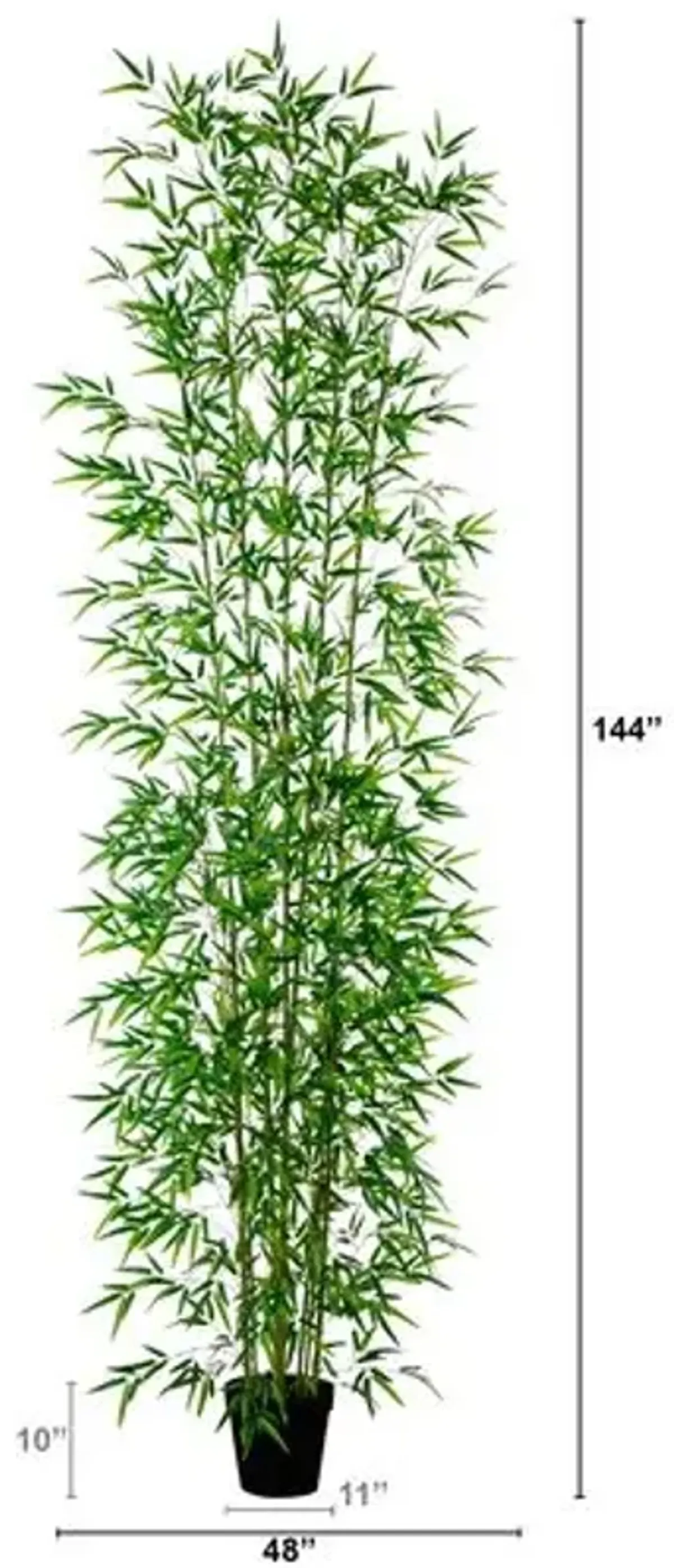 12ft. Artificial Green Bamboo Tree