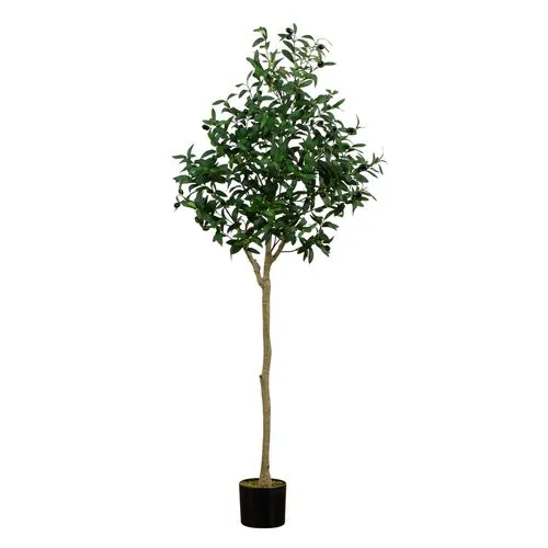 5ft. Artificial Olive Tree - Green