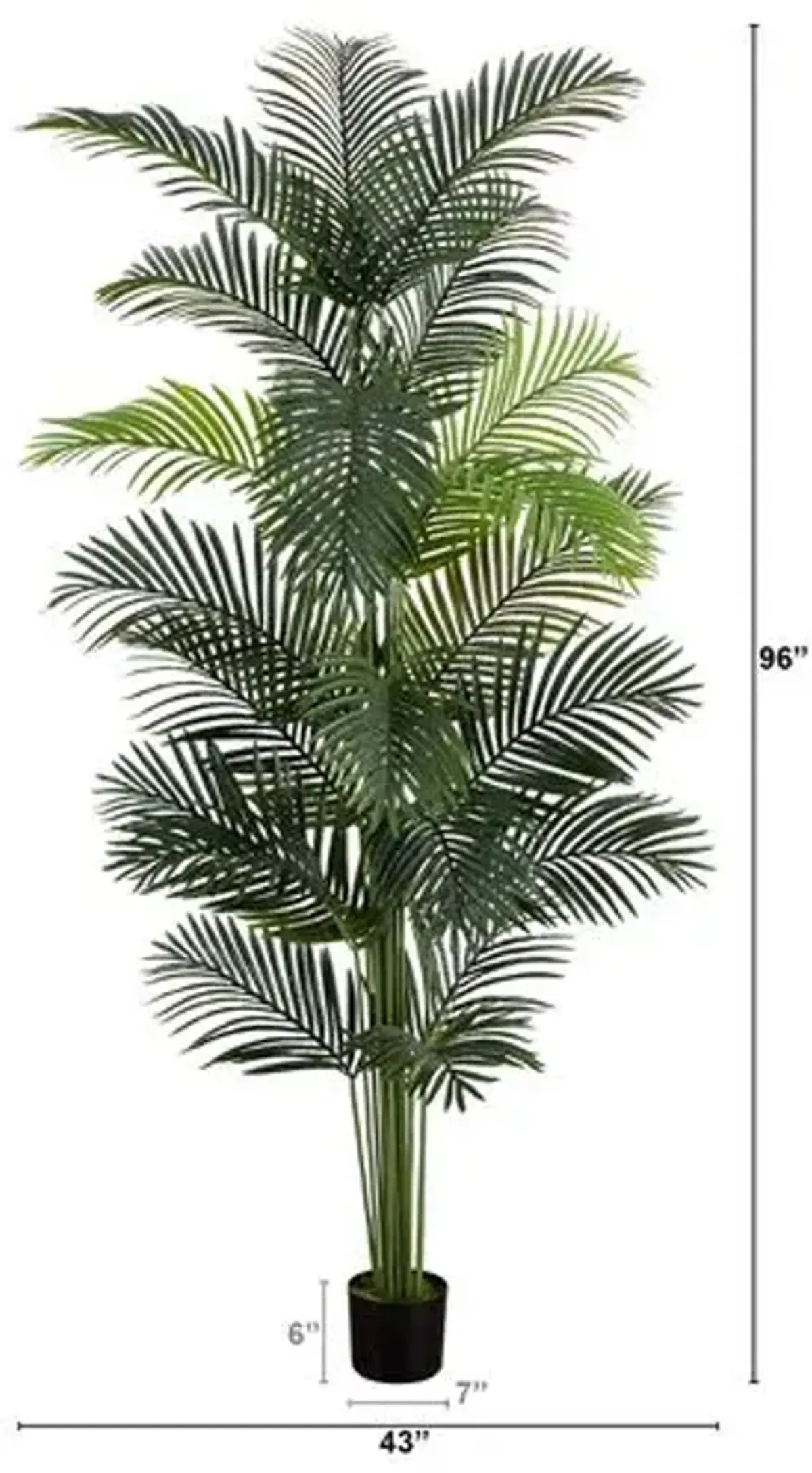 8ft. Artificial Paradise Palm Tree - Green