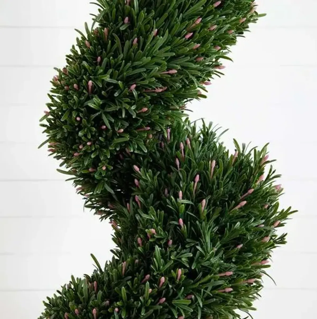 8ft. UV Resistant Artificial Rosemary Spiral Topiary Tree - Green