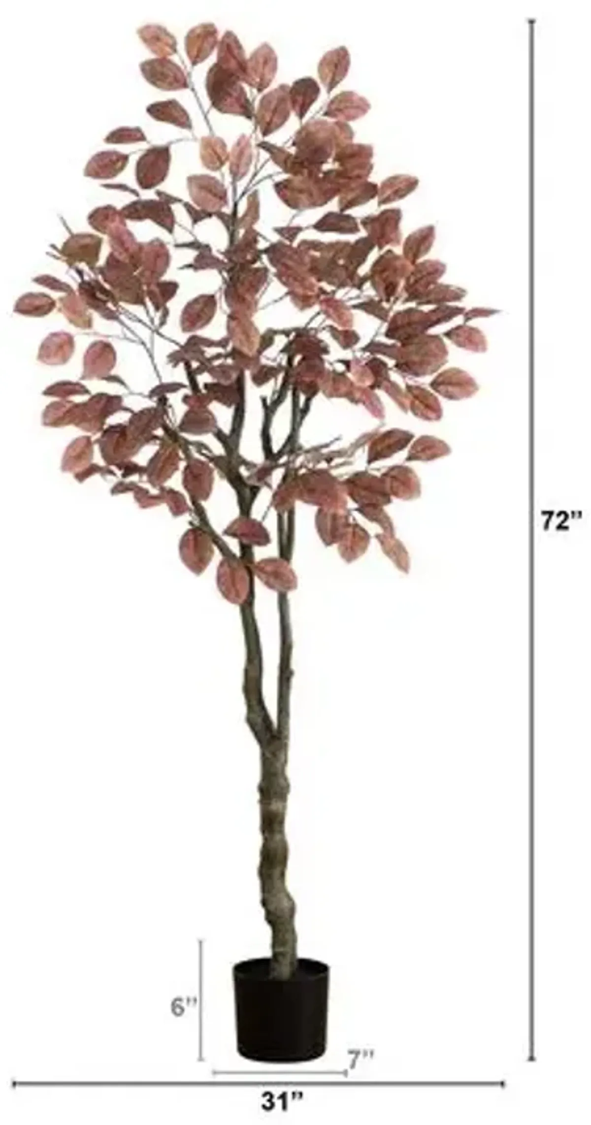 6ft. Autumn Dogwood Artificial Fall Tree - Green