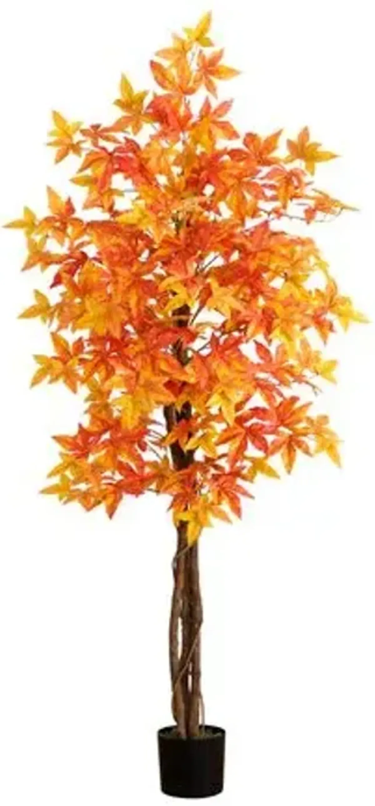 6ft. Autumn Deluxe Maple Artificial Fall Tree - Green