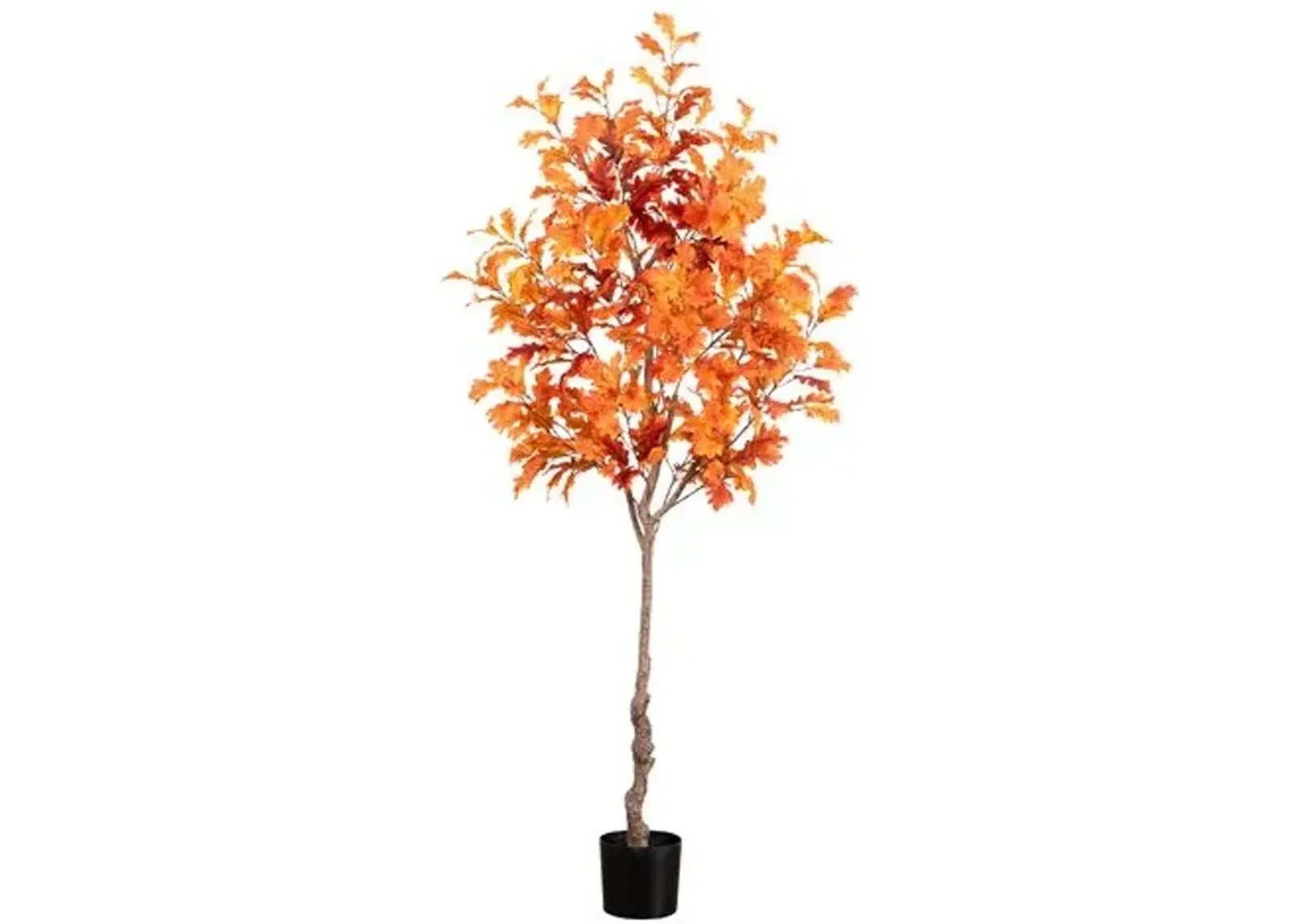 7ft. Autumn Oak Artificial Fall Tree - Green