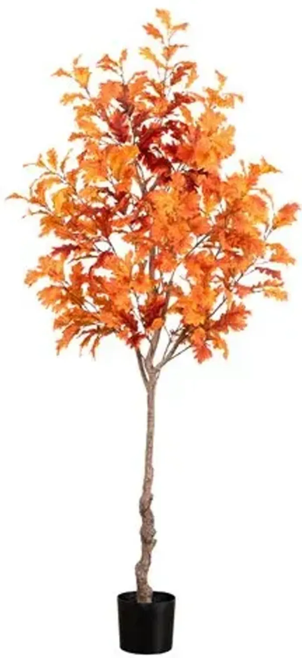 7ft. Autumn Oak Artificial Fall Tree - Green