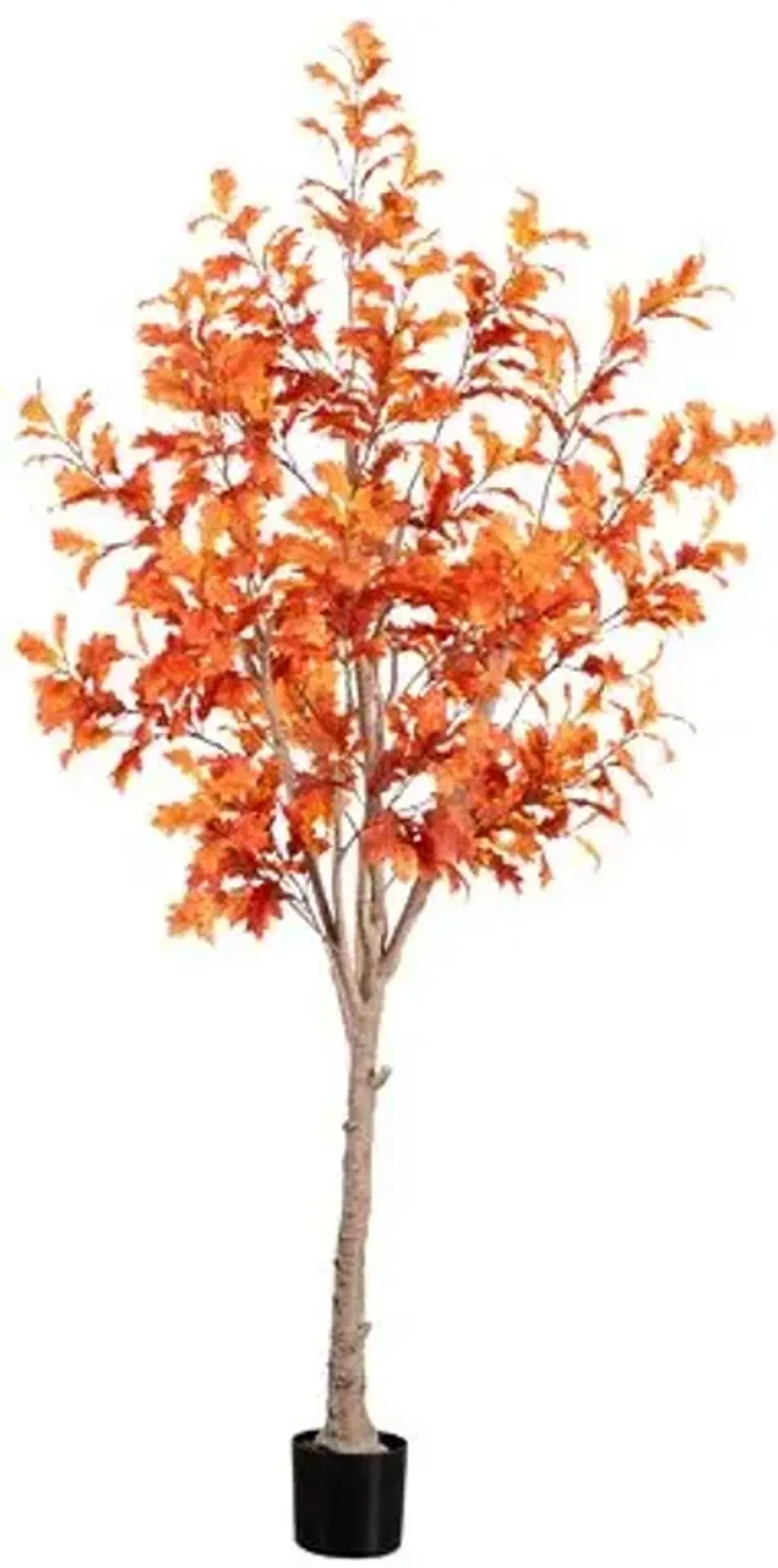 8ft. Autumn Oak Artificial Fall Tree - Green