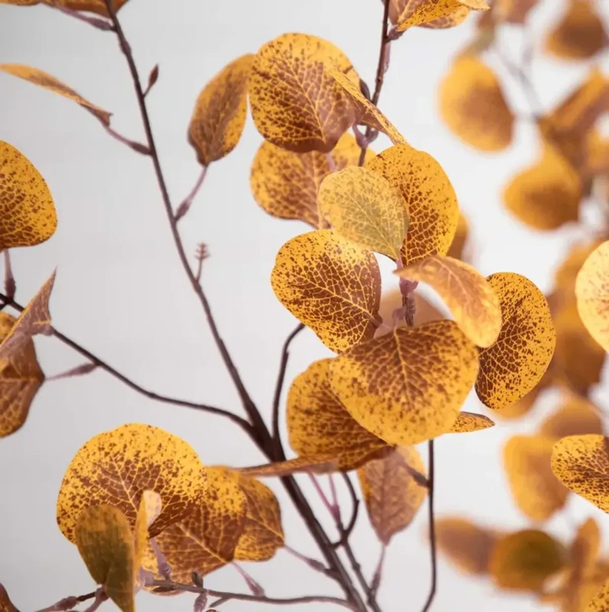 9ft. Artificial Autumn Fall Eucalyptus Tree