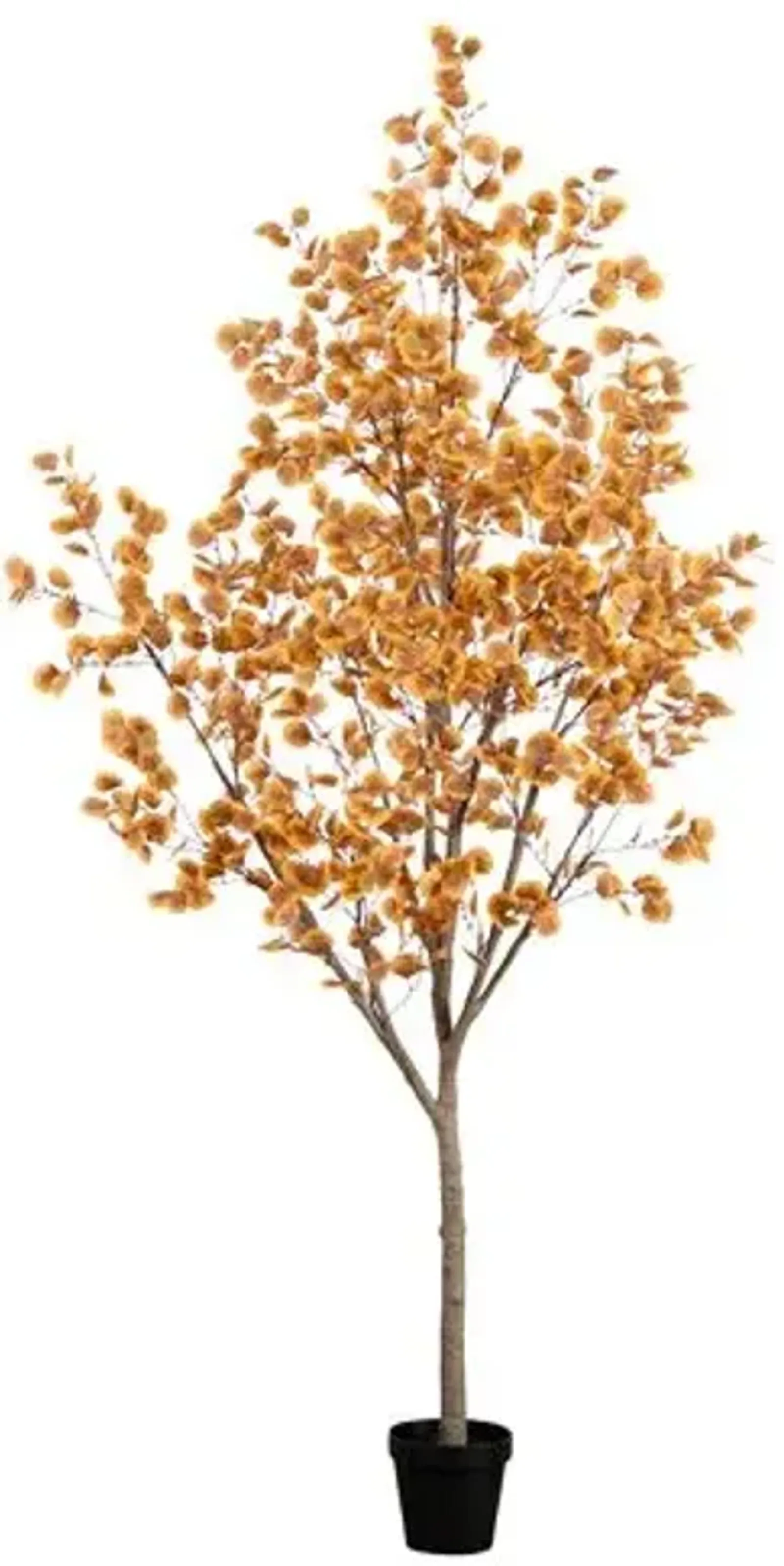 9ft. Artificial Autumn Fall Eucalyptus Tree - Orange