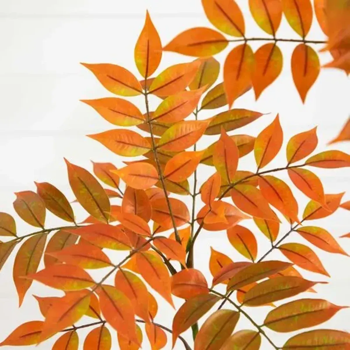 5ft. Autumn Minimalist Sumac Artificial Fall Tree - Orange