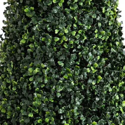 7ft. UV Resistant Artificial Boxwood Topiary Cone Tree - Green