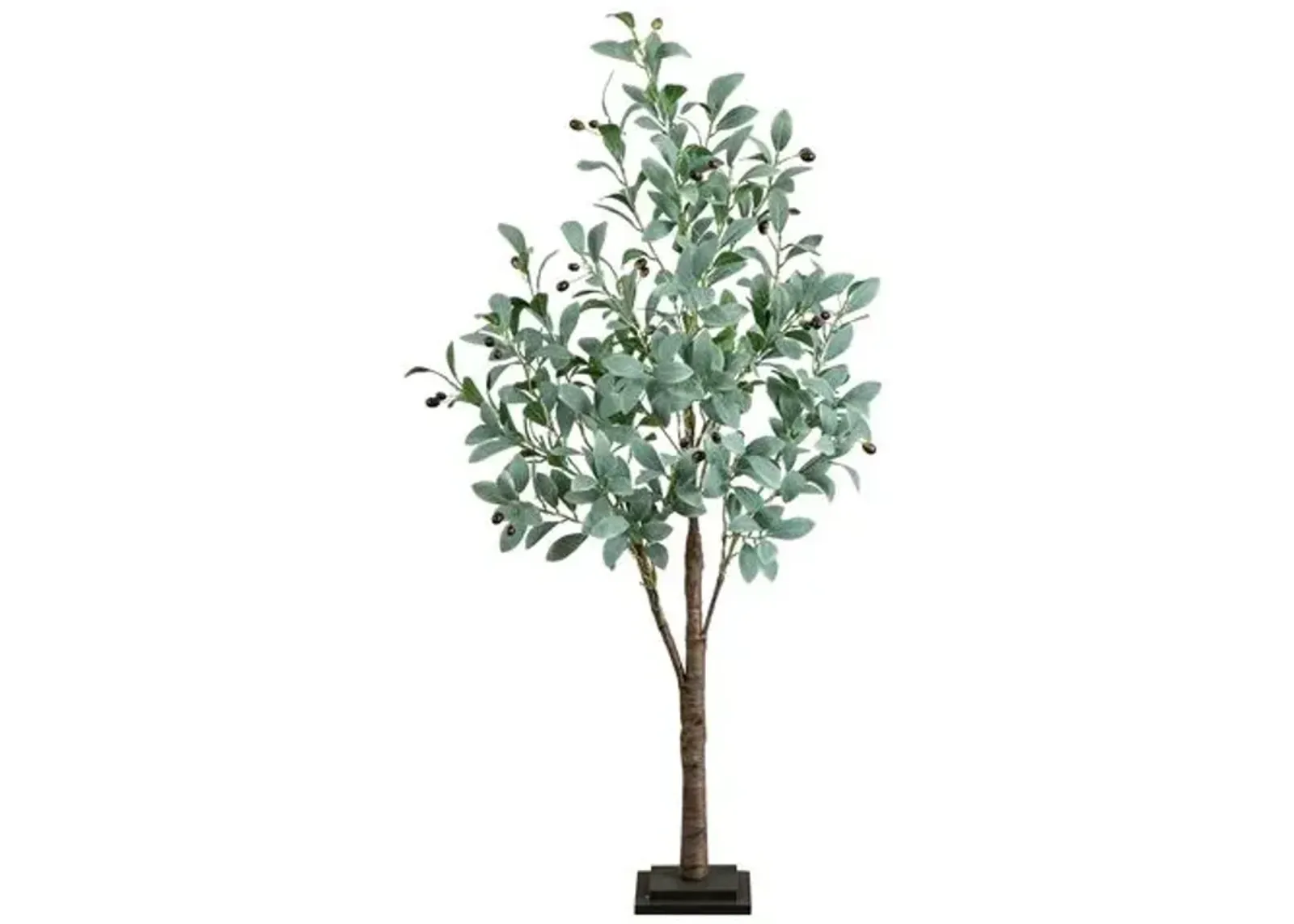 4ft. Lighted Artificial Fruiting Olive Tree - Green