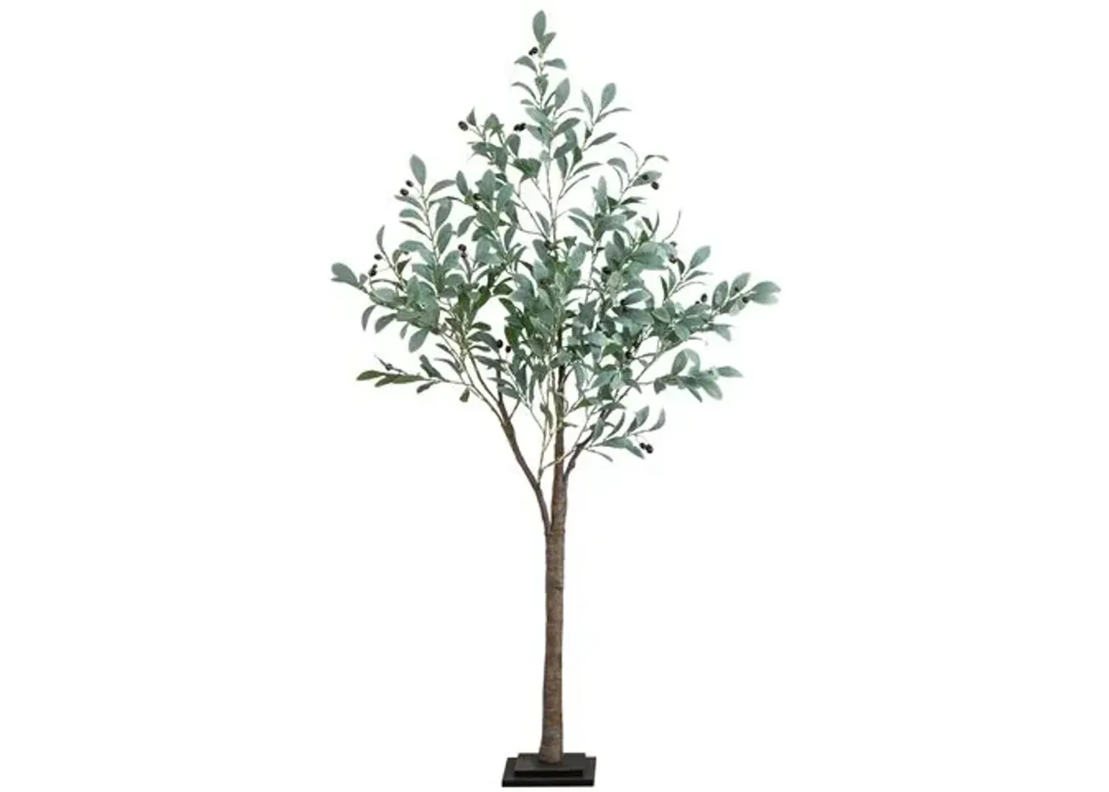 5ft. Lighted Artificial Fruiting Olive Tree - Green