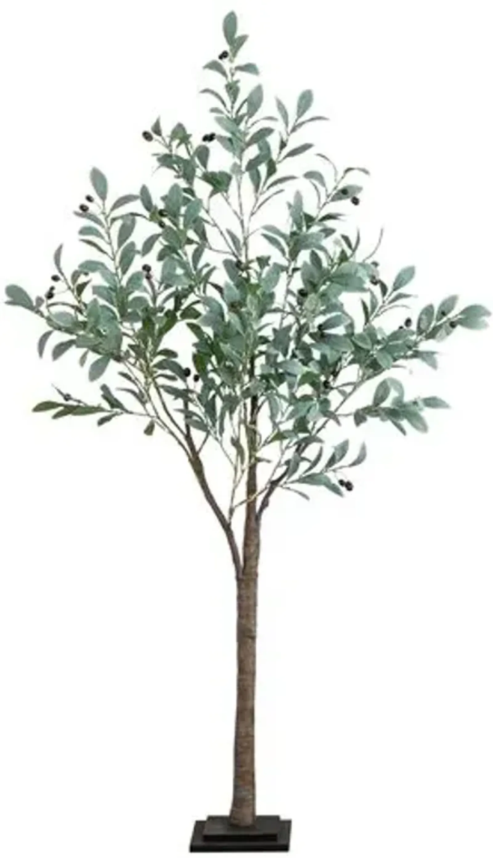 5ft. Lighted Artificial Fruiting Olive Tree - Green