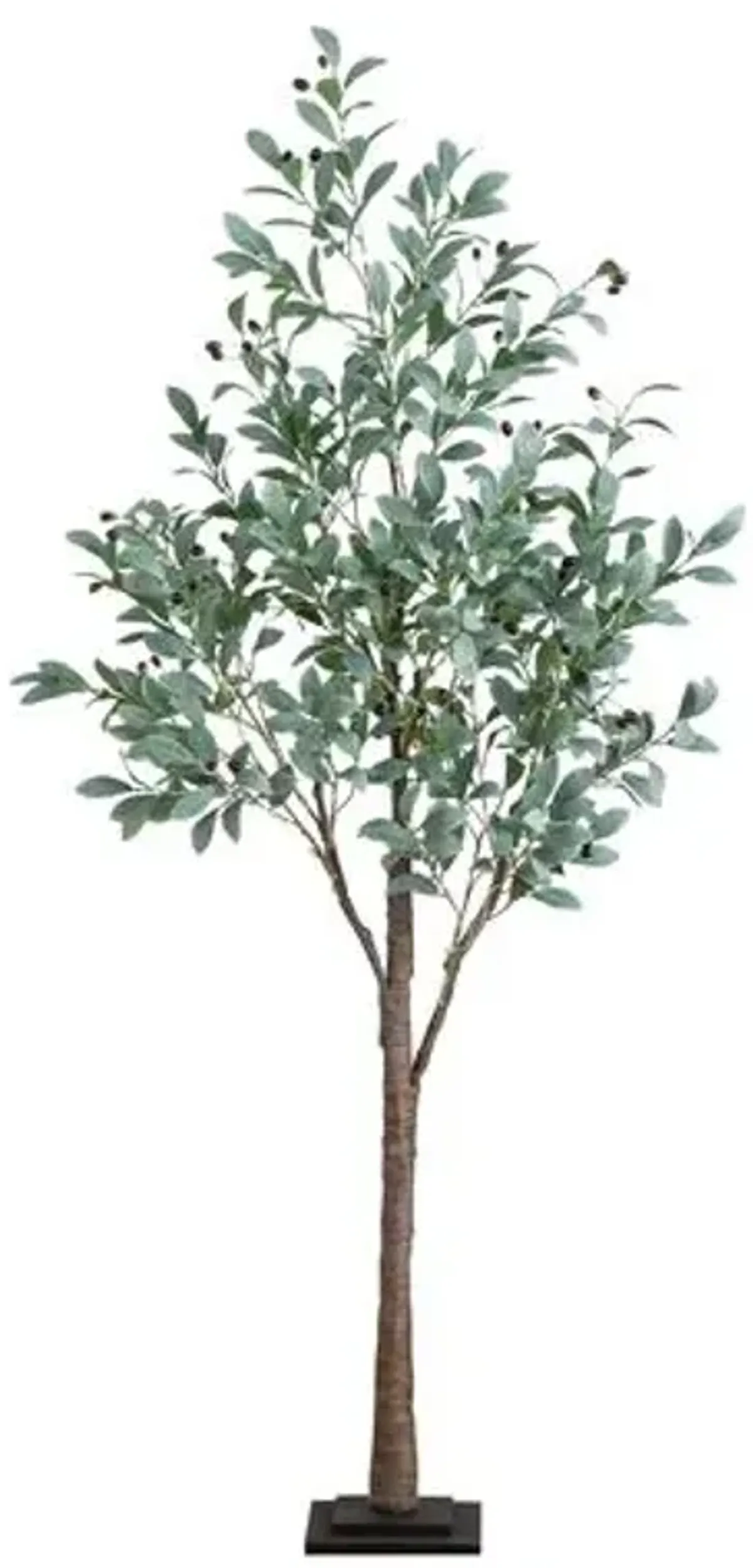 6ft. Lighted Artificial Fruiting Olive Tree - Green