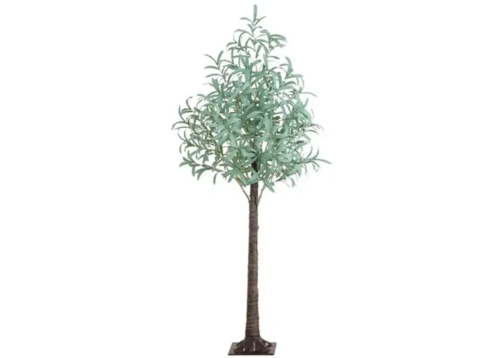 5ft. Lighted Artificial Olive Tree - Green