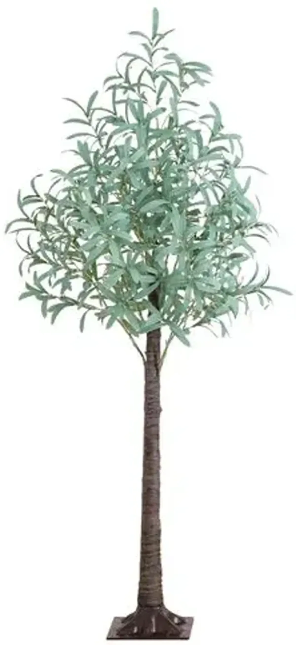 5ft. Lighted Artificial Olive Tree - Green