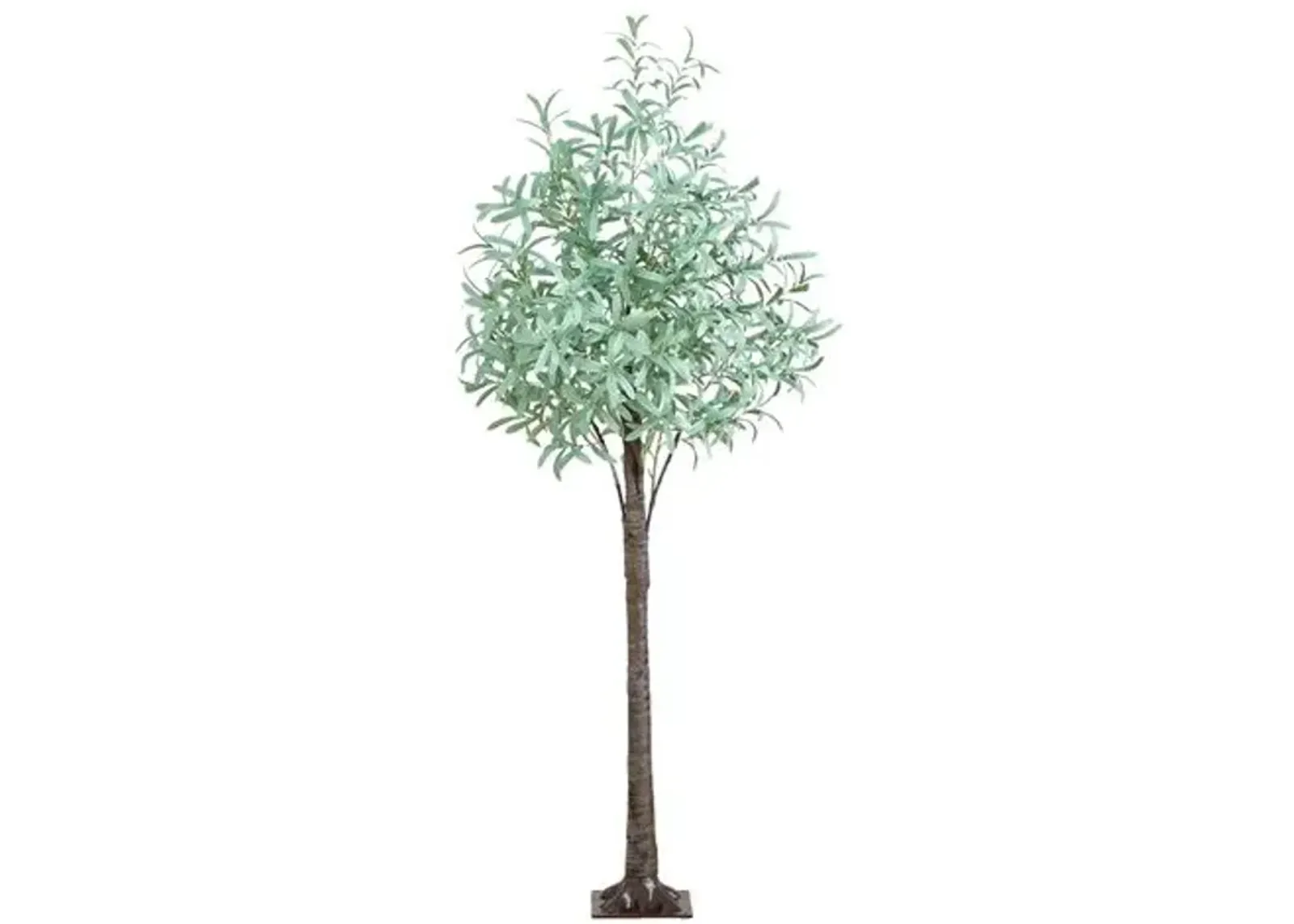 6ft. Lighted Artificial Olive Tree - Green