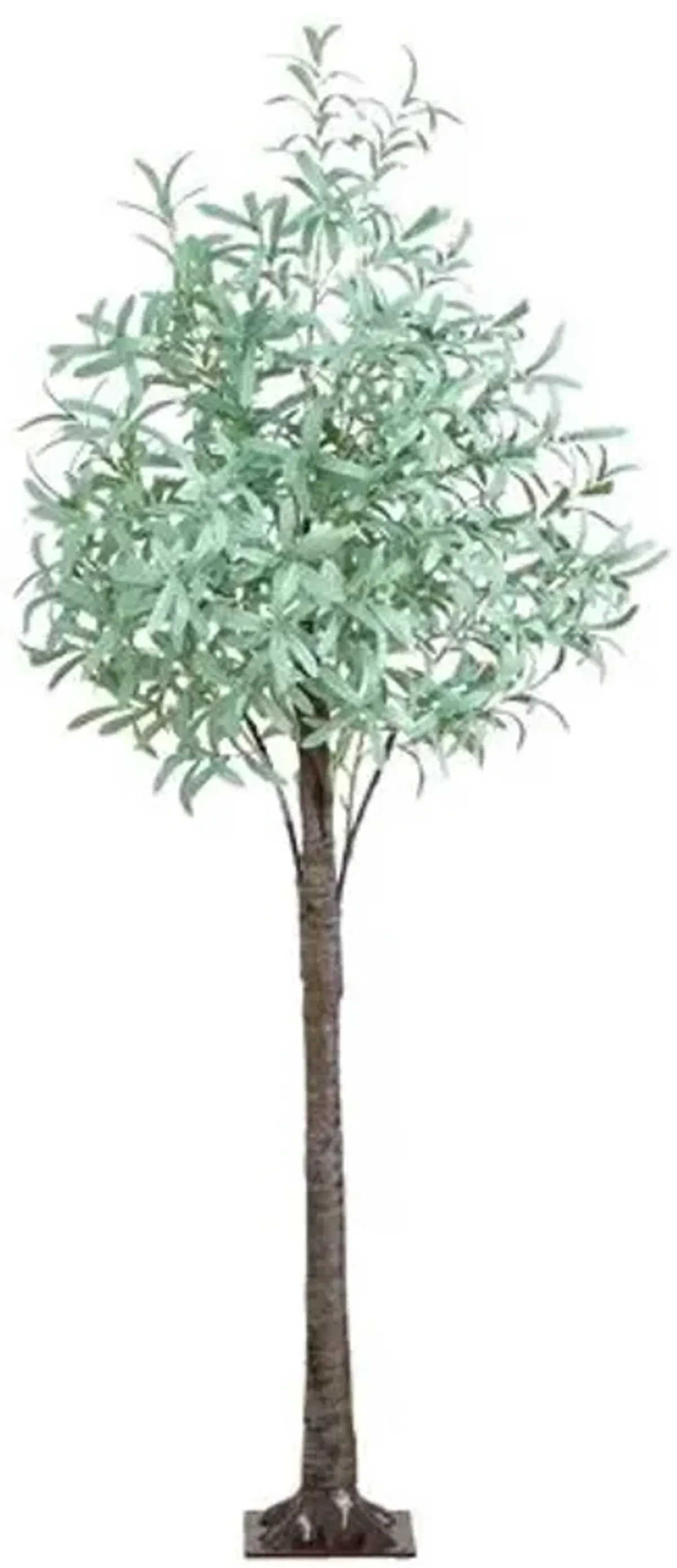 6ft. Lighted Artificial Olive Tree - Green