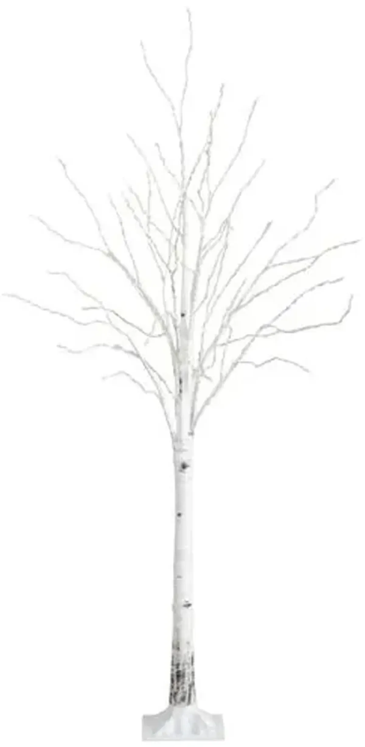 3ft. Pre-Lit Artificial White Birch Tree - Green