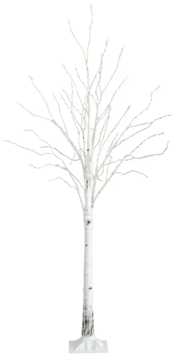 3ft. Pre-Lit Artificial White Birch Tree