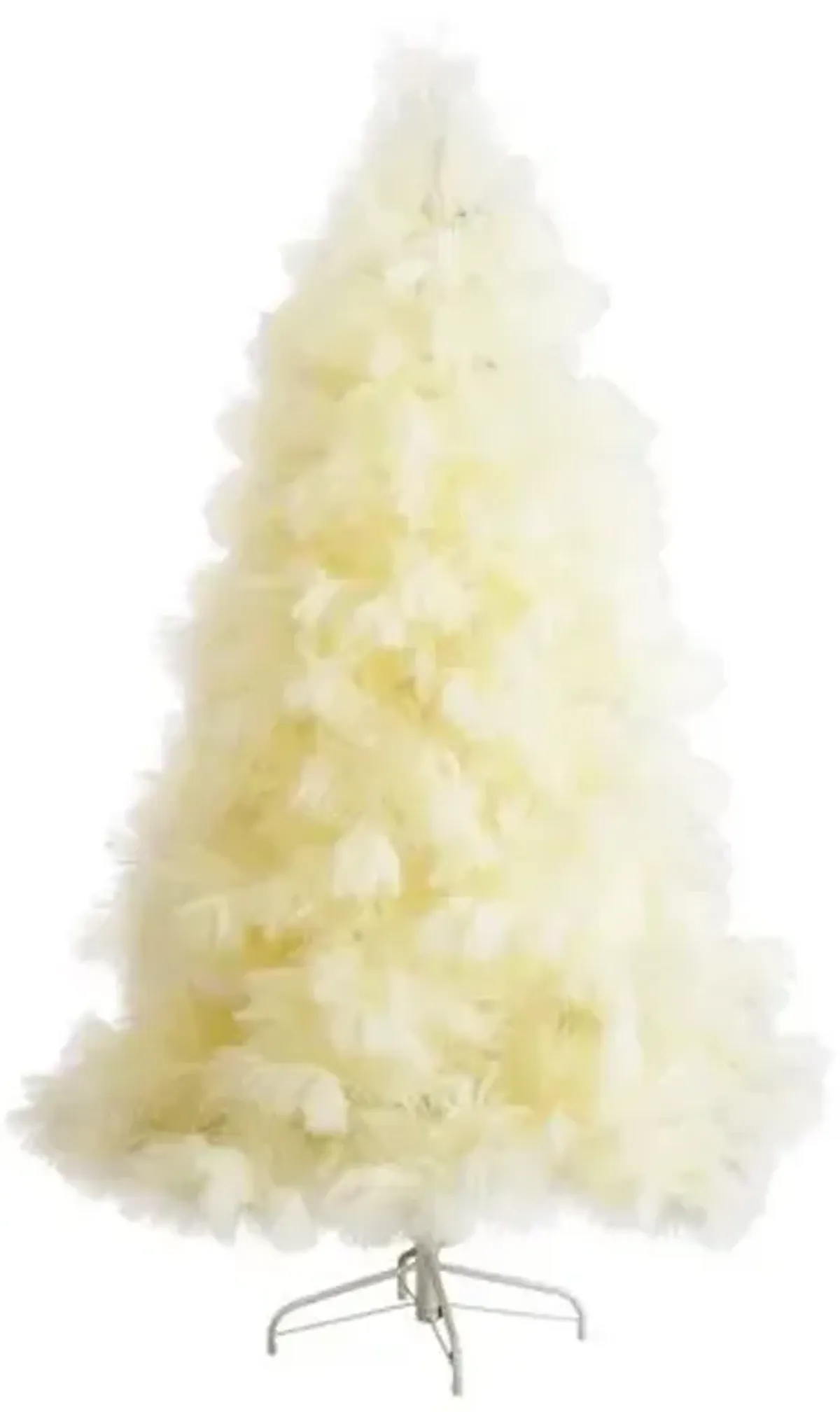 6ft. Artificial Off-White Pampas Grass Christmas Tree