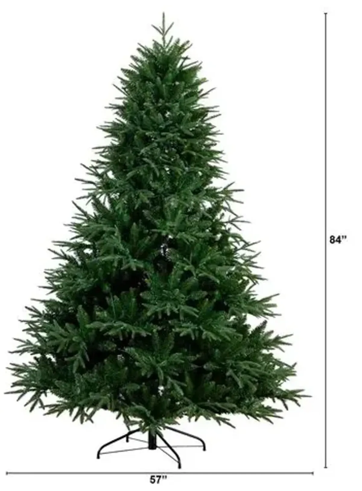 7ft. Pre-Lit Artificial Edmonton Fir Light Show Christmas Tree with Instant Connect Technology - Green