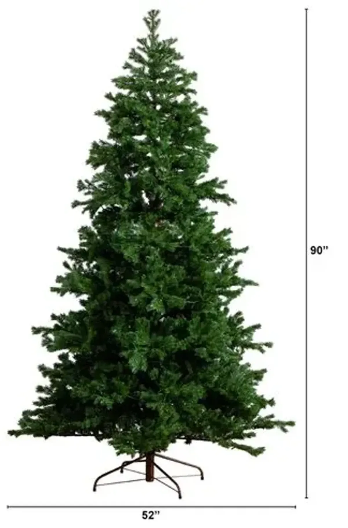 7.5ft. Pre-Lit Artificial California Spruce Christmas Tree - Green