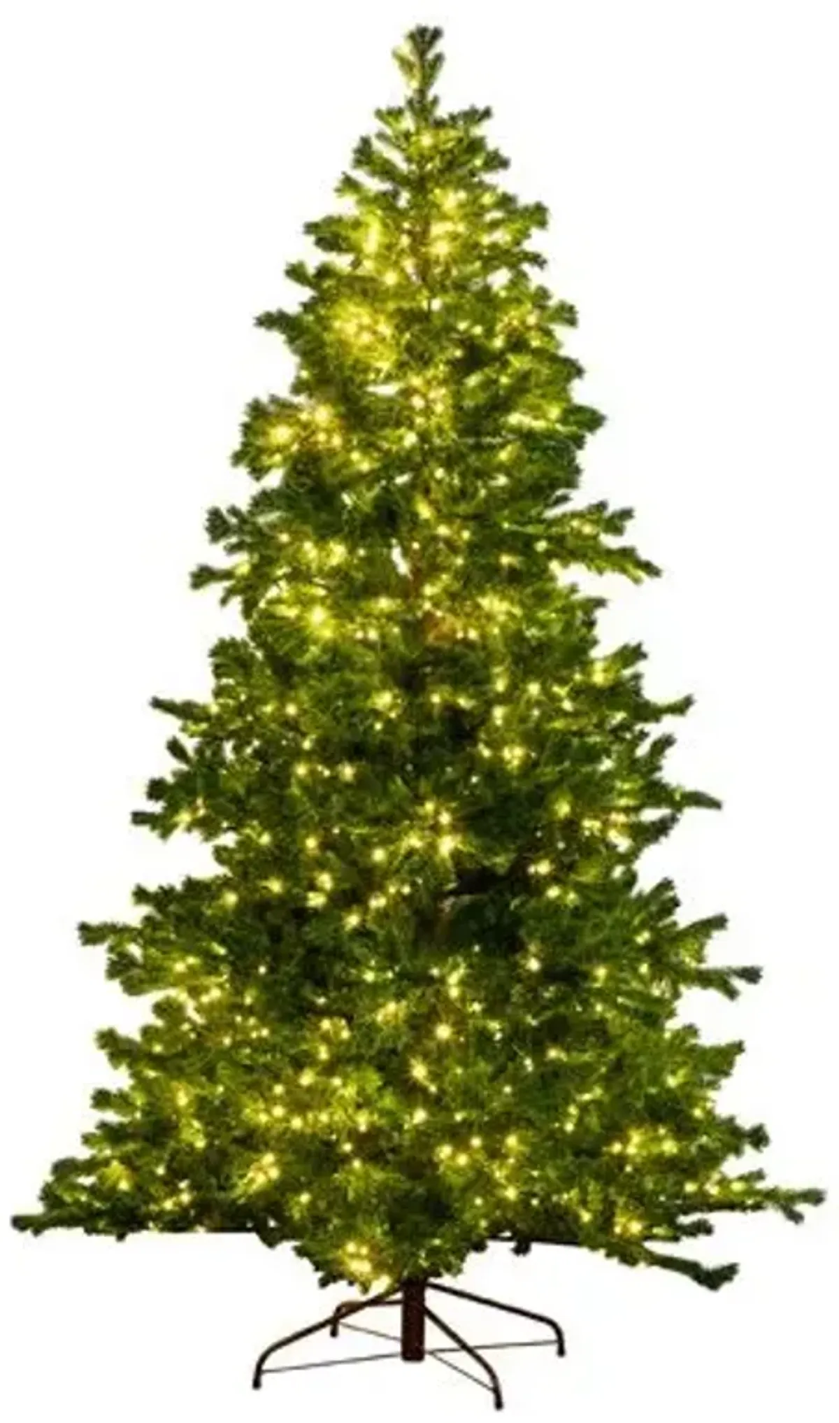 7.5ft. Pre-Lit Artificial California Spruce Christmas Tree - Green