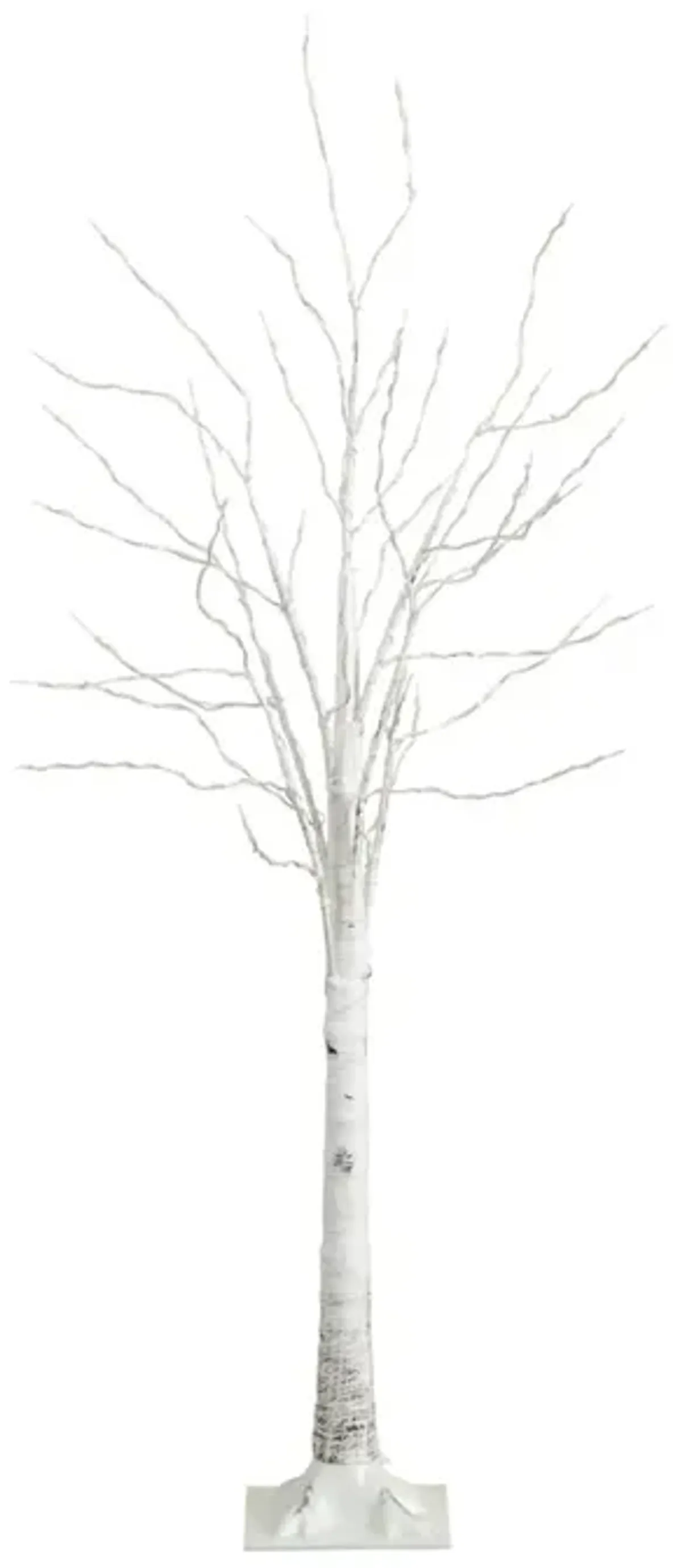 5ft. Pre-Lit Artificial White Birch Tree
