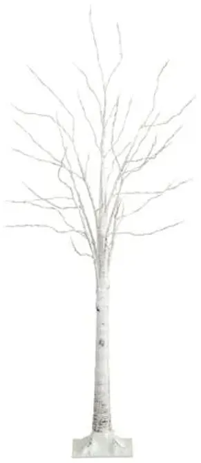 5ft. Pre-Lit Artificial White Birch Tree