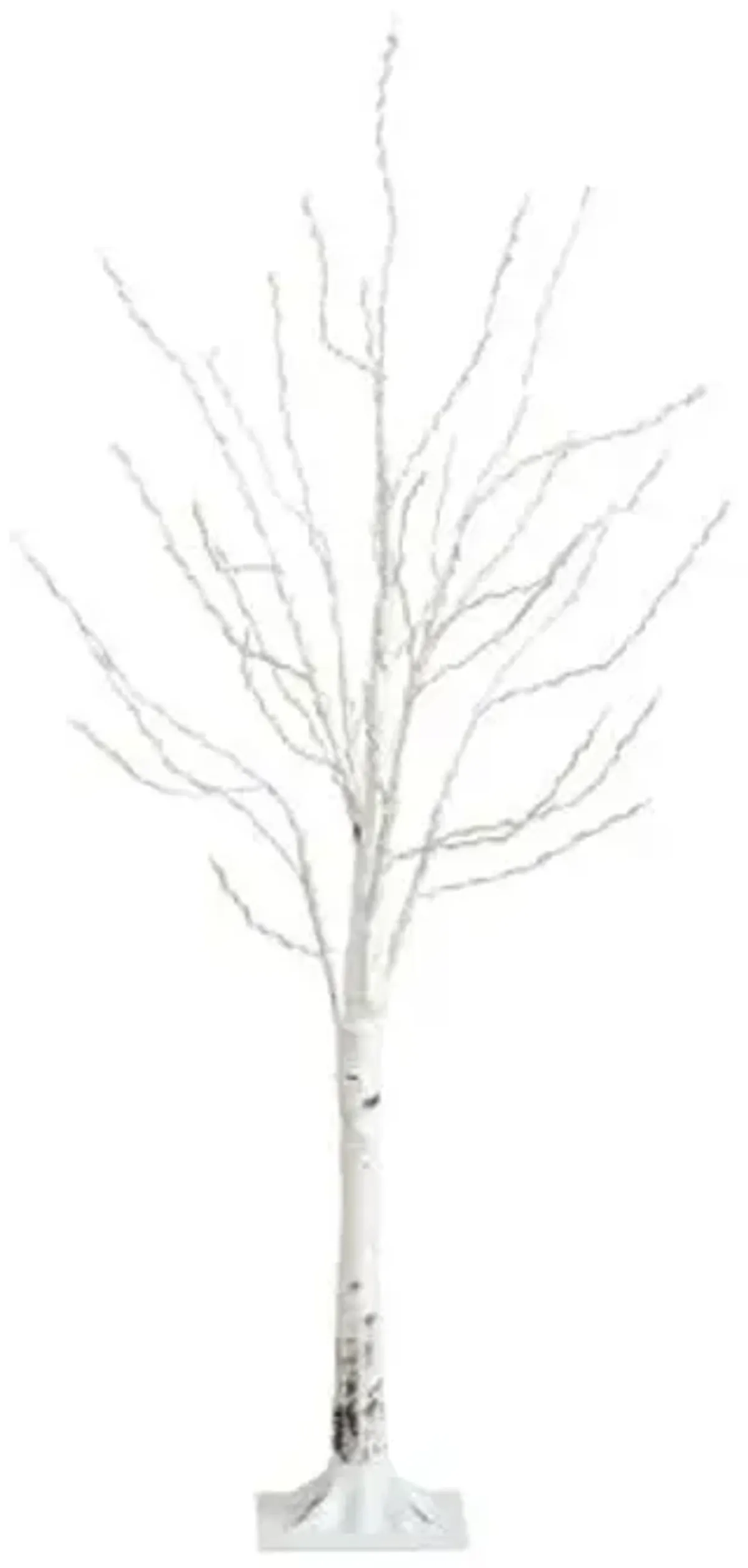 4ft. Pre-Lit Artificial White Birch Tree