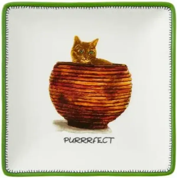 Doodles Trinket Tray - White - Kit Kemp