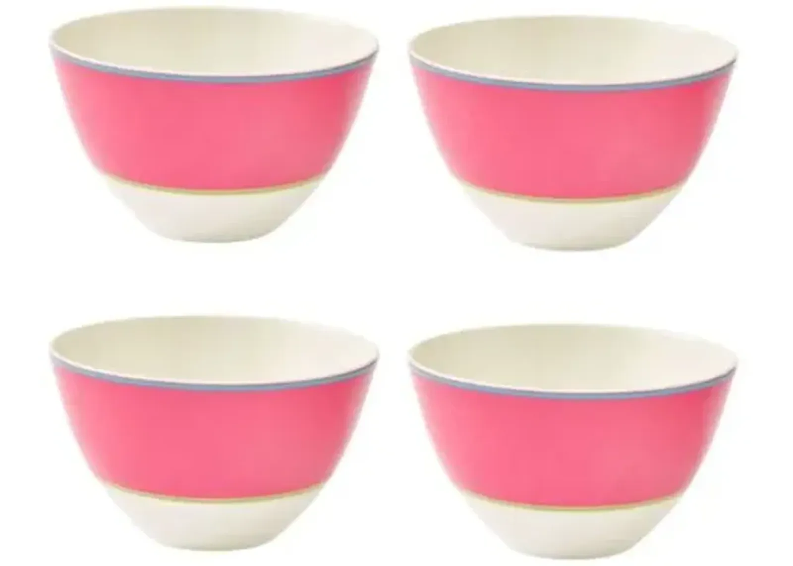 Set of 4 Calypso Bowls - Pink - Kit Kemp