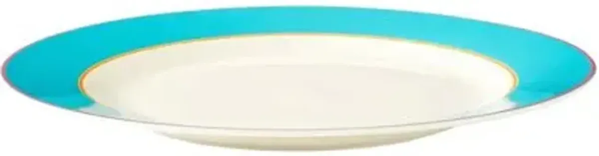 Calypso Platter 13" - Turquoise - Kit Kemp - Blue