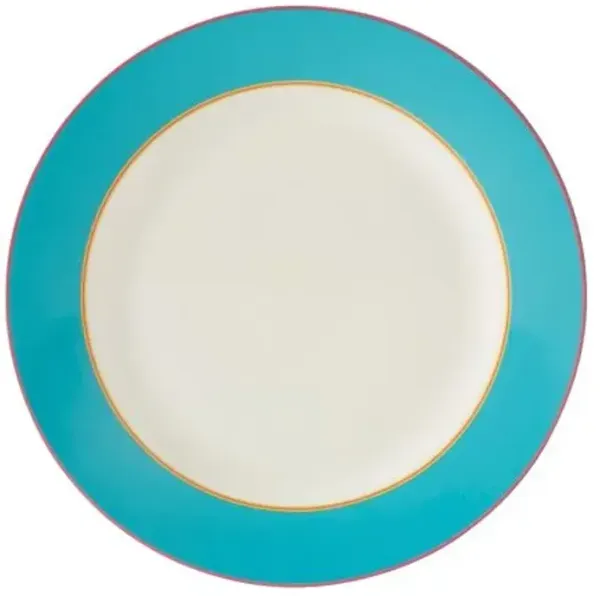 Calypso Platter 13" - Turquoise - Kit Kemp - Blue