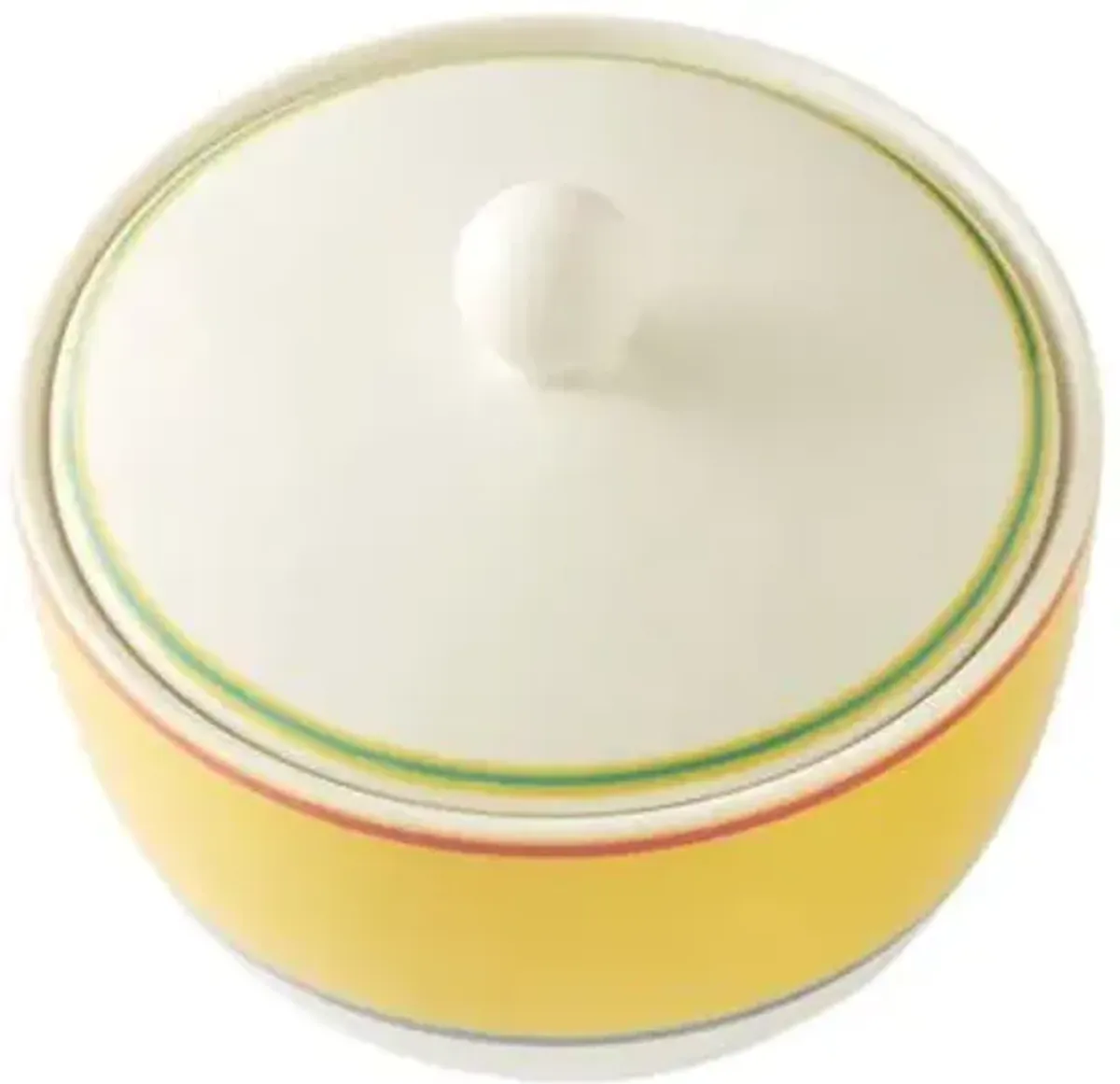 Calypso Covered Sugar Bowl - Yellow - Kit Kemp