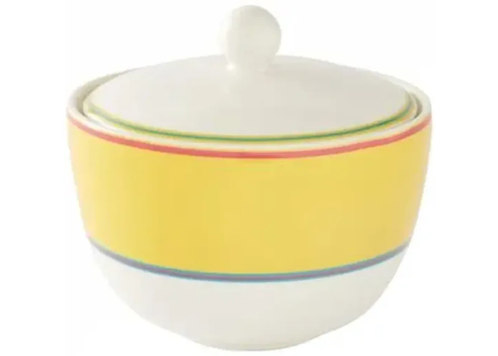 Calypso Covered Sugar Bowl - Yellow - Kit Kemp