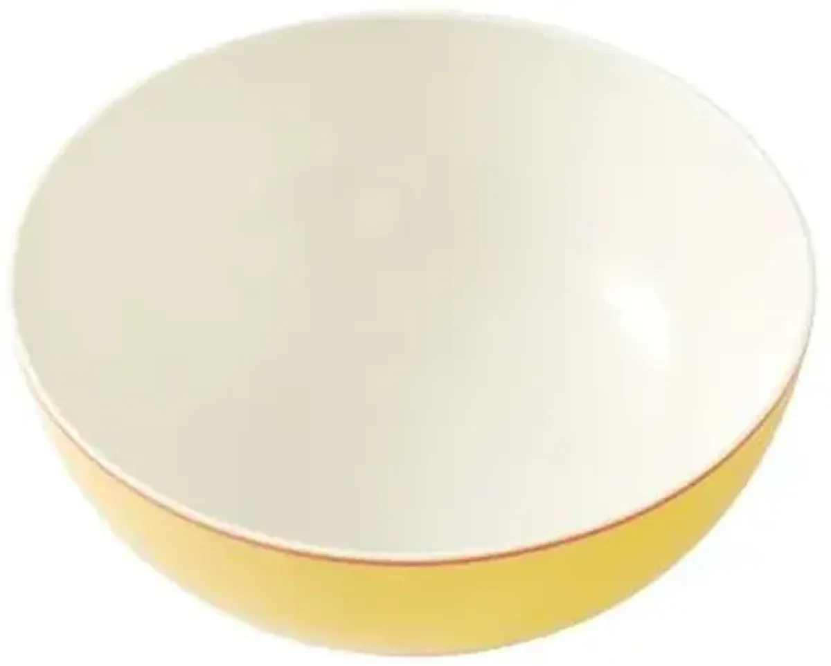 Calypso Serving Bowl 10" - Yellow - Kit Kemp