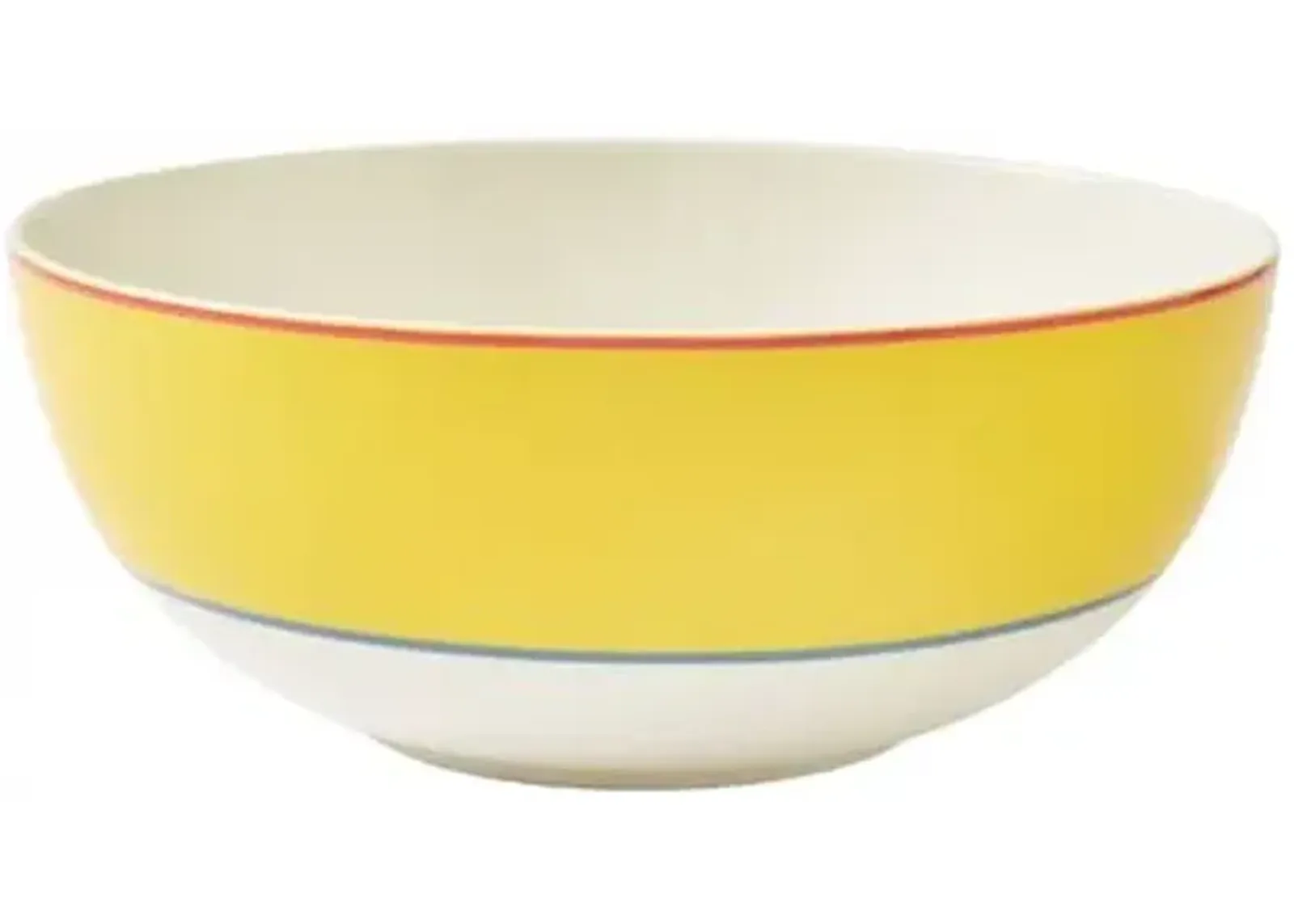 Calypso Serving Bowl 10" - Yellow - Kit Kemp