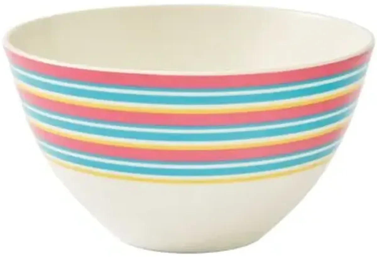 Set of 4 Calypso Stripe Bowls - Assorted - Kit Kemp - Multi