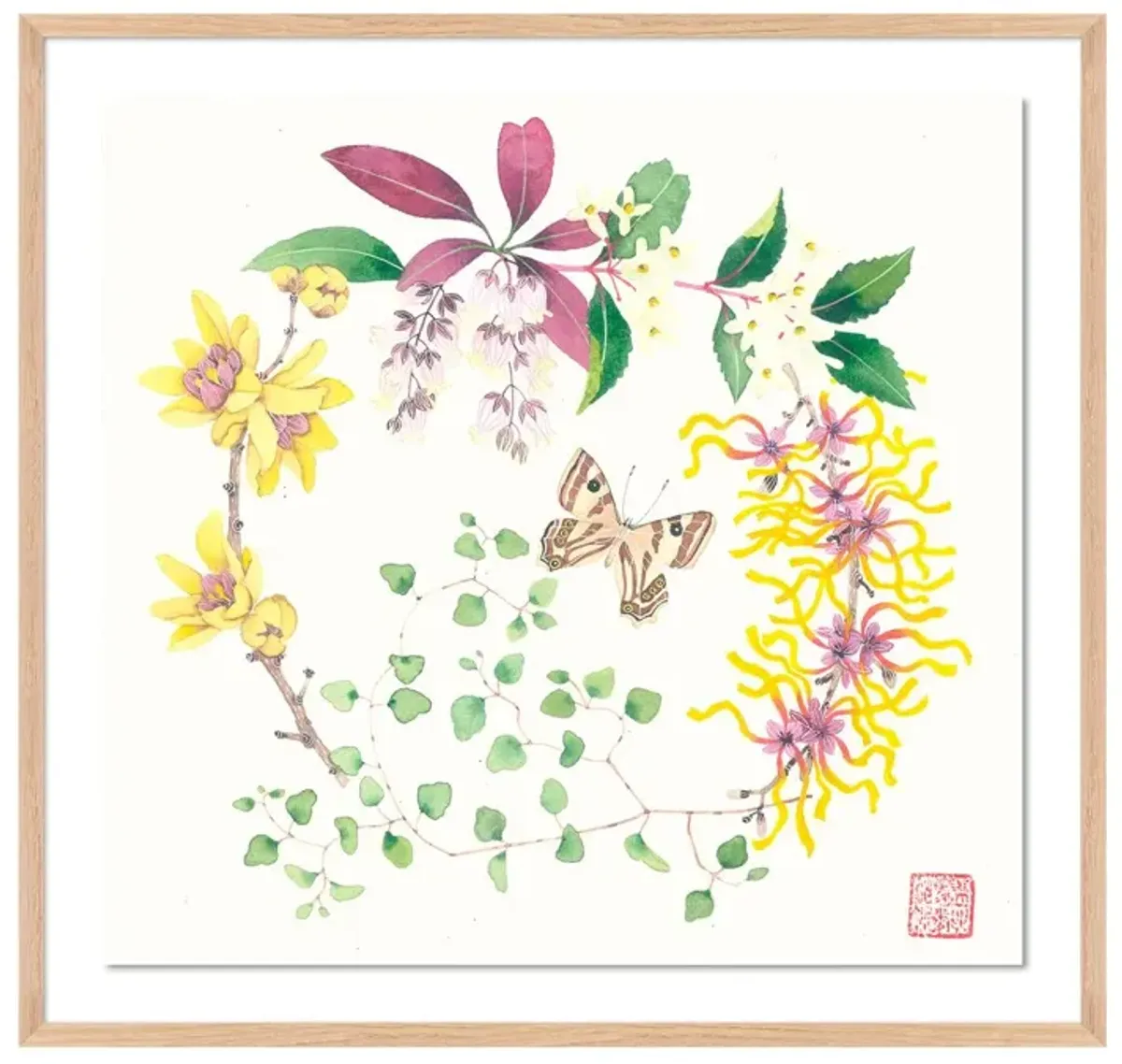 Gabby Malpas, Otago Wreath Painting